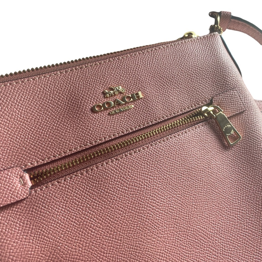 COPY - COPY - Coach Rose Crossbody Bag with Gold Accents